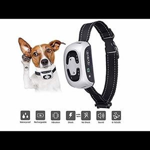 No bark collar! With vibrations OR shock!